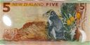 New Zealand, 5 Dollars, 1999